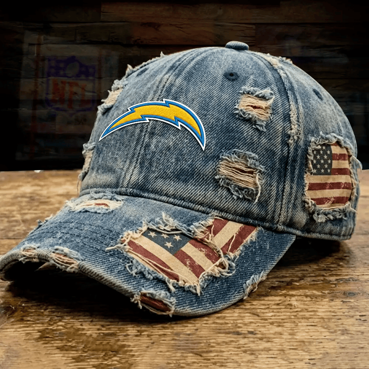 LAC x NFL Denim Washed Cap V2 2805 DatND DVT