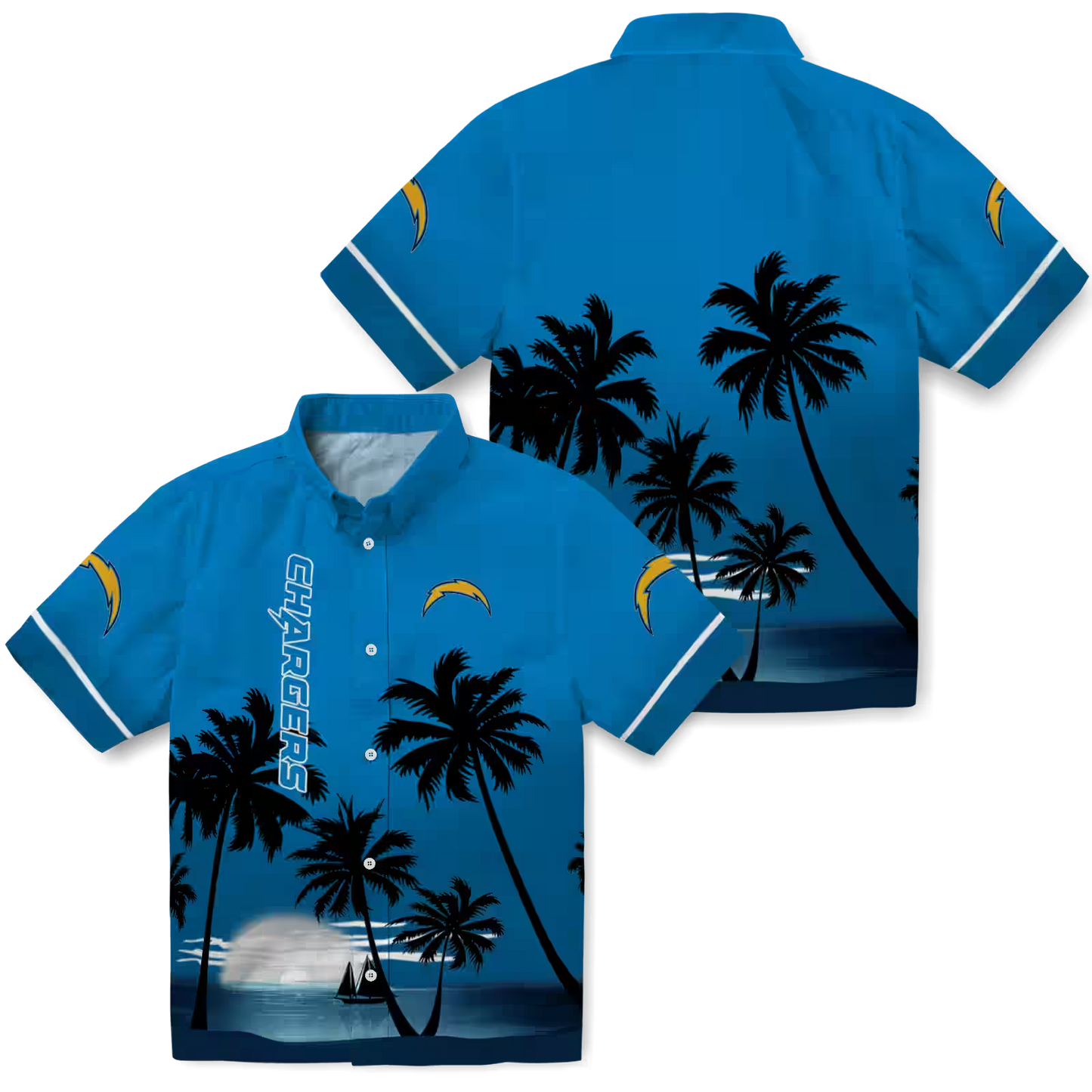 LAC x NFL Hawaiian Shirt ƒ?? Beach Sunset DATND TANTD 270526