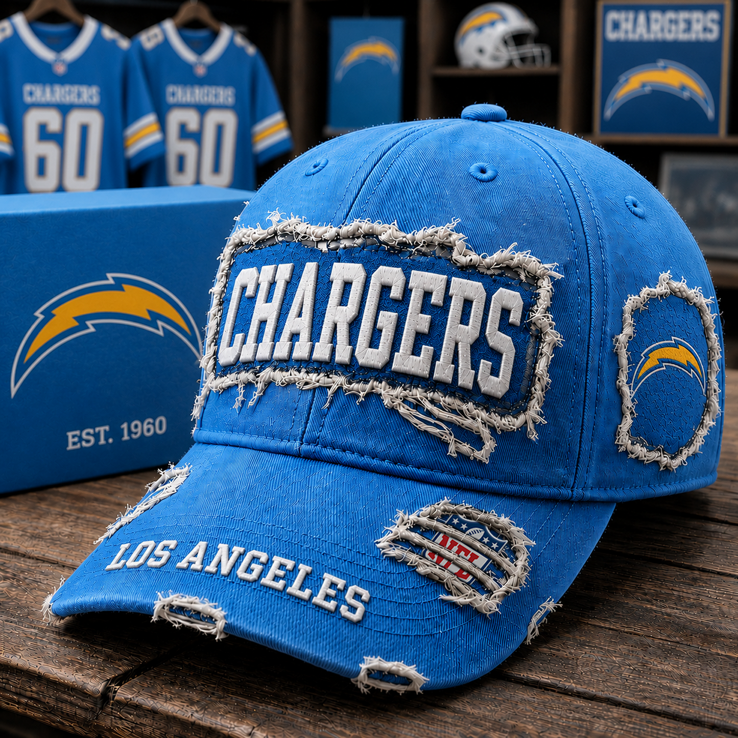LAC x NFL Premium Patch Cap 1806