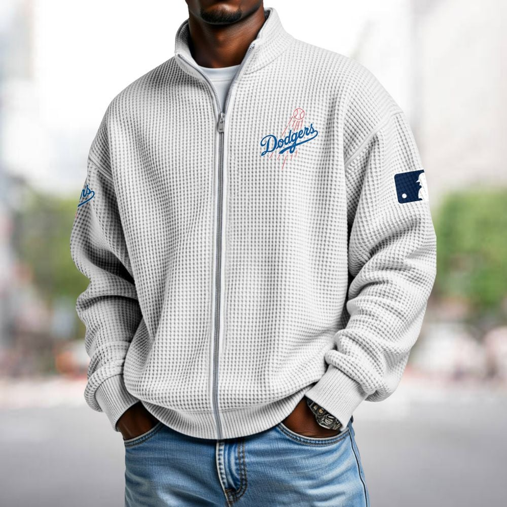 LAD x MLB Waffle Zip-Up Sweatshirt DatND DVT