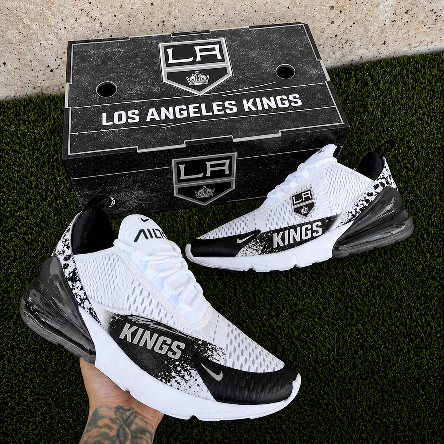 LAK x NHL Nike Air Max 270 Shoes 0505 DatND DVT