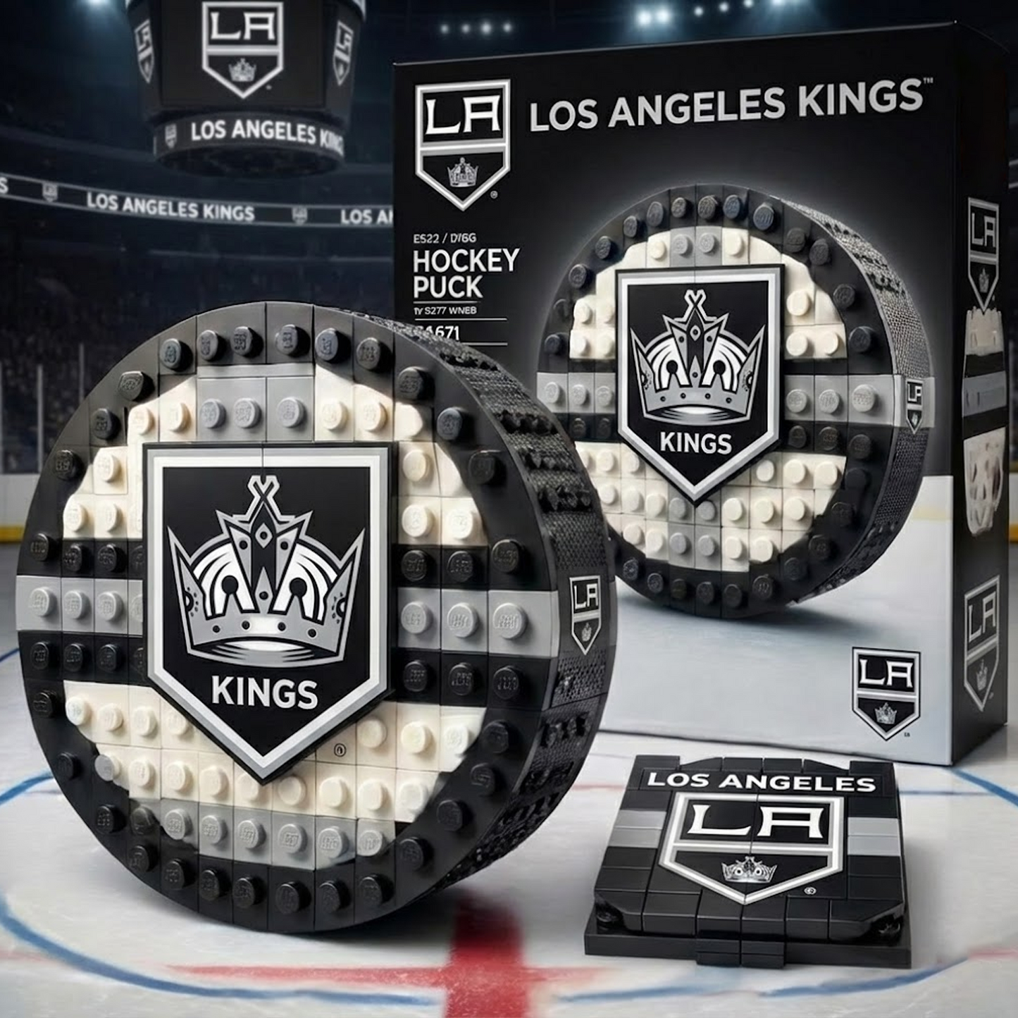LAK x NHL Hockey Game Building Blocks 0512 DDT CTND