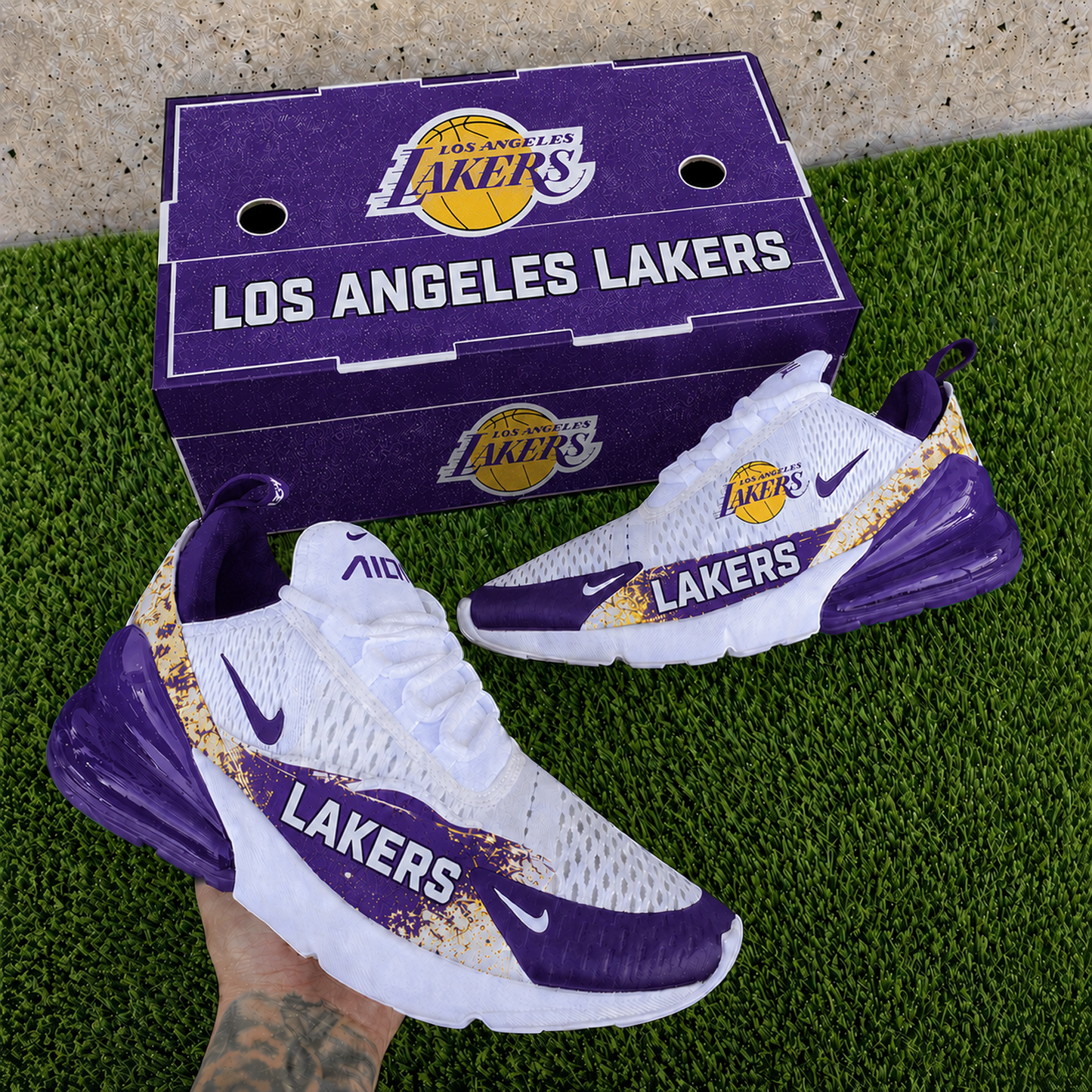 LAL x NBA Nike Air Max 270 Shoes 1905 DatND DVT
