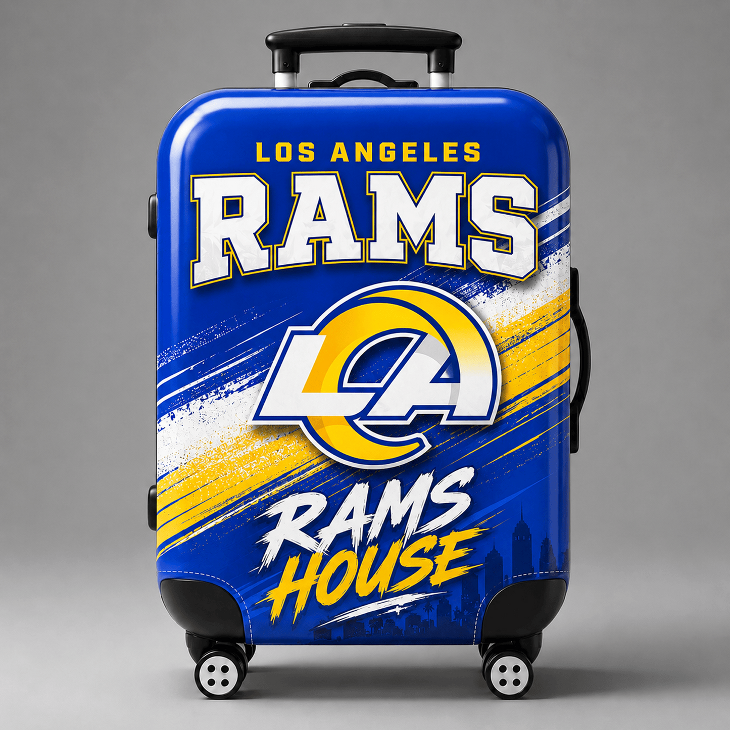 LAR Premium NFL Game Day Football Fan Luggage Cover 1706