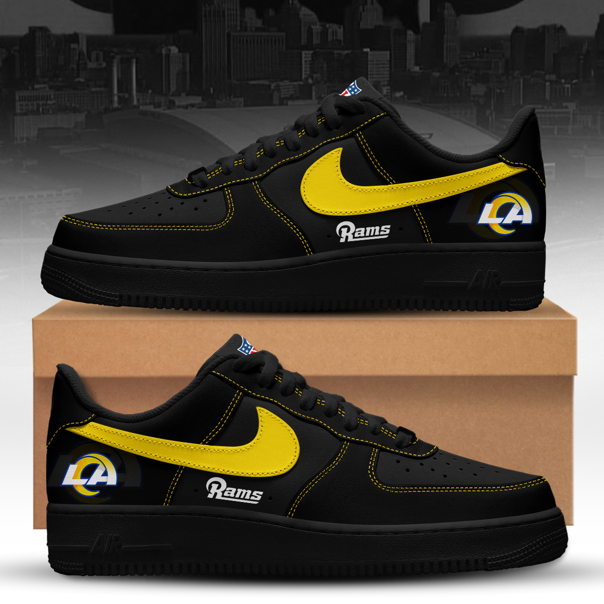 LAR Premium NFL V5 AF1 Sneaker DDT CTND
