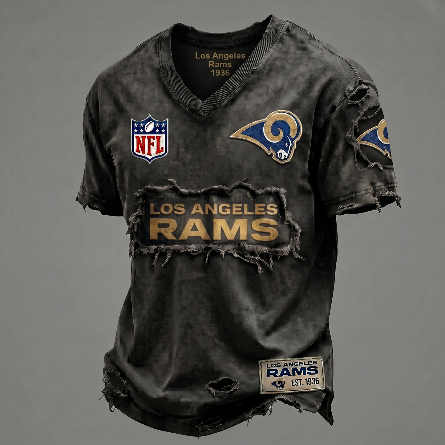 LAR NFL Premium V-Neck T-shirt Gift For Fans 0306 NAK DATND NHT