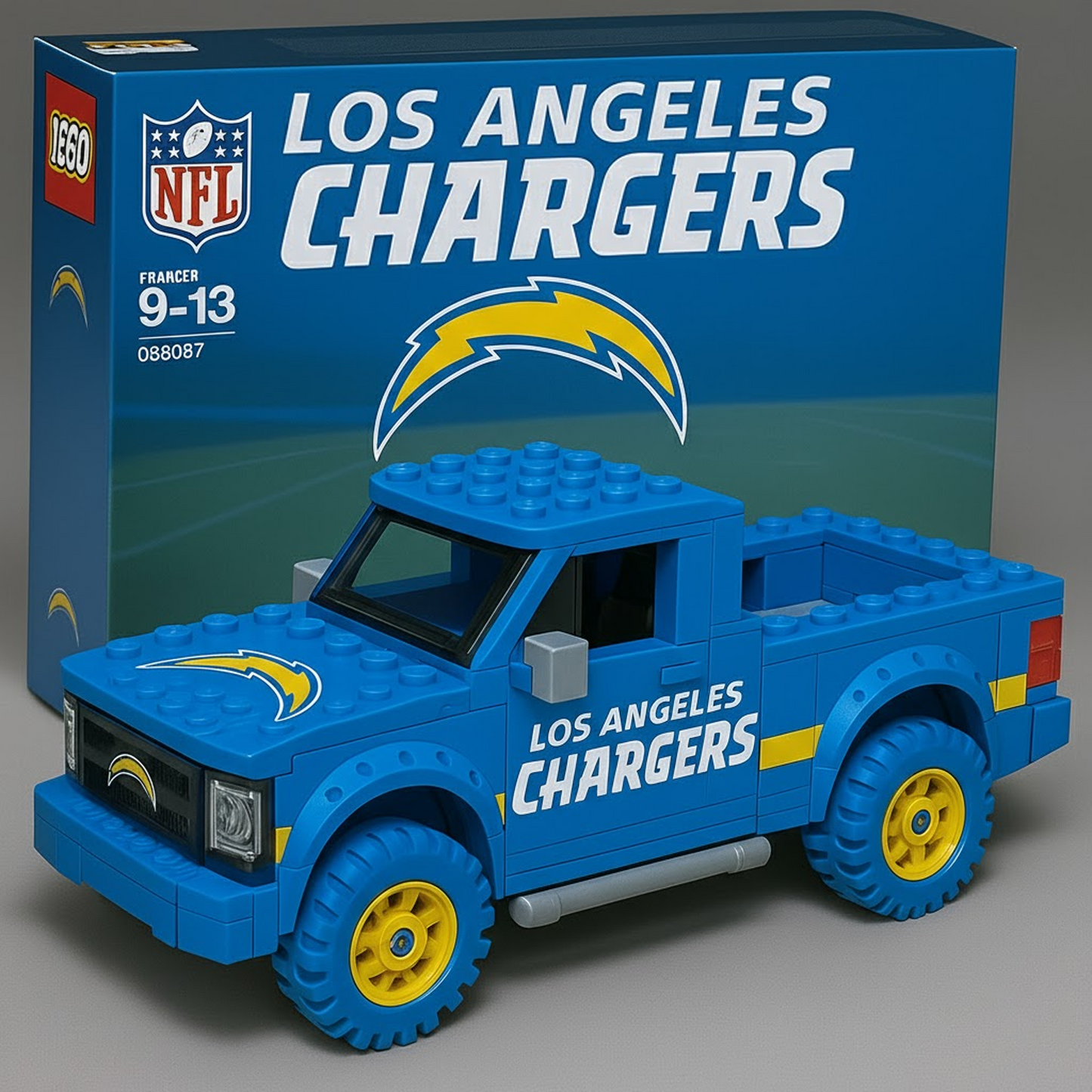 LAR x NFL Building Blocks Truck Toy Set V2 DatND DVT
