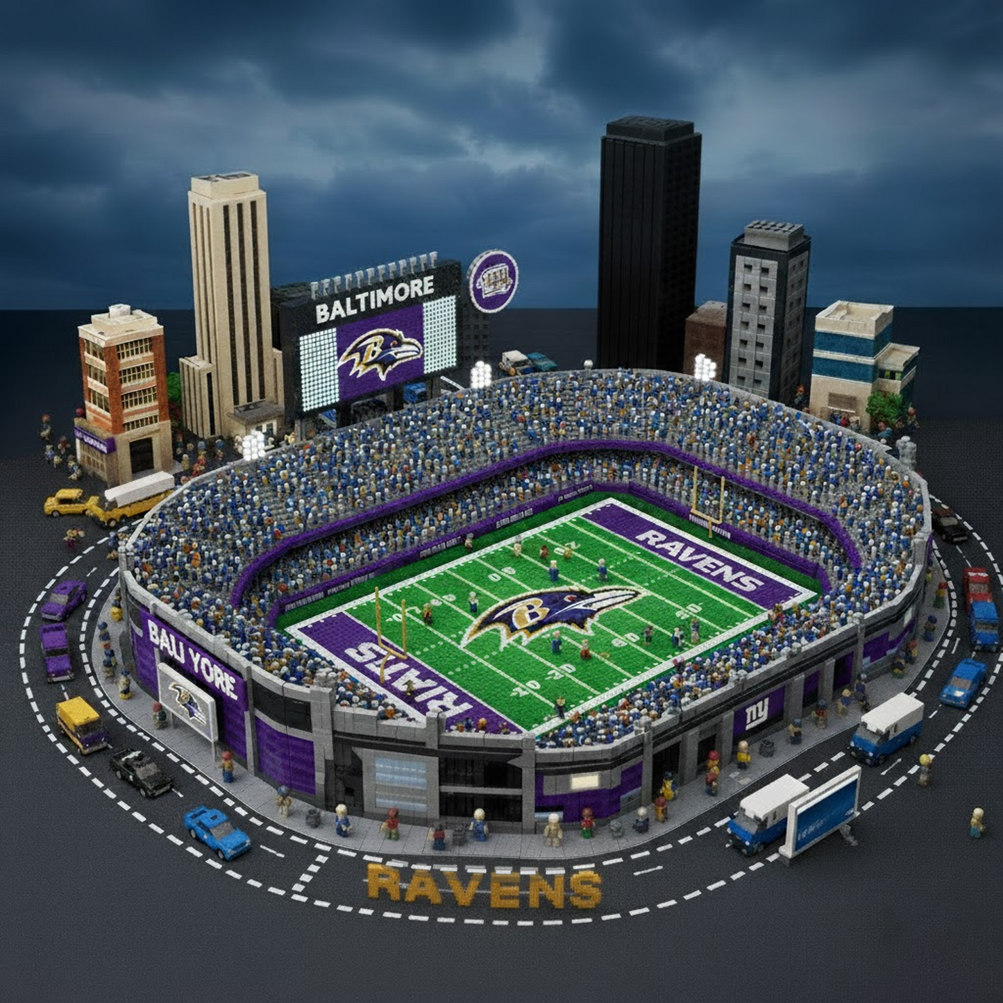 LEGO BAL x NFL Display Stadium DatND DVT