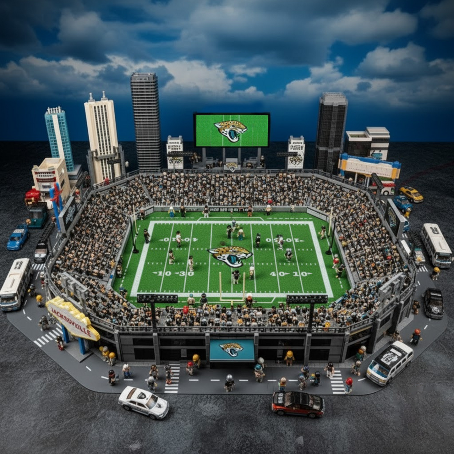 LEGO JAC x NFL Display Stadium DatND DVT