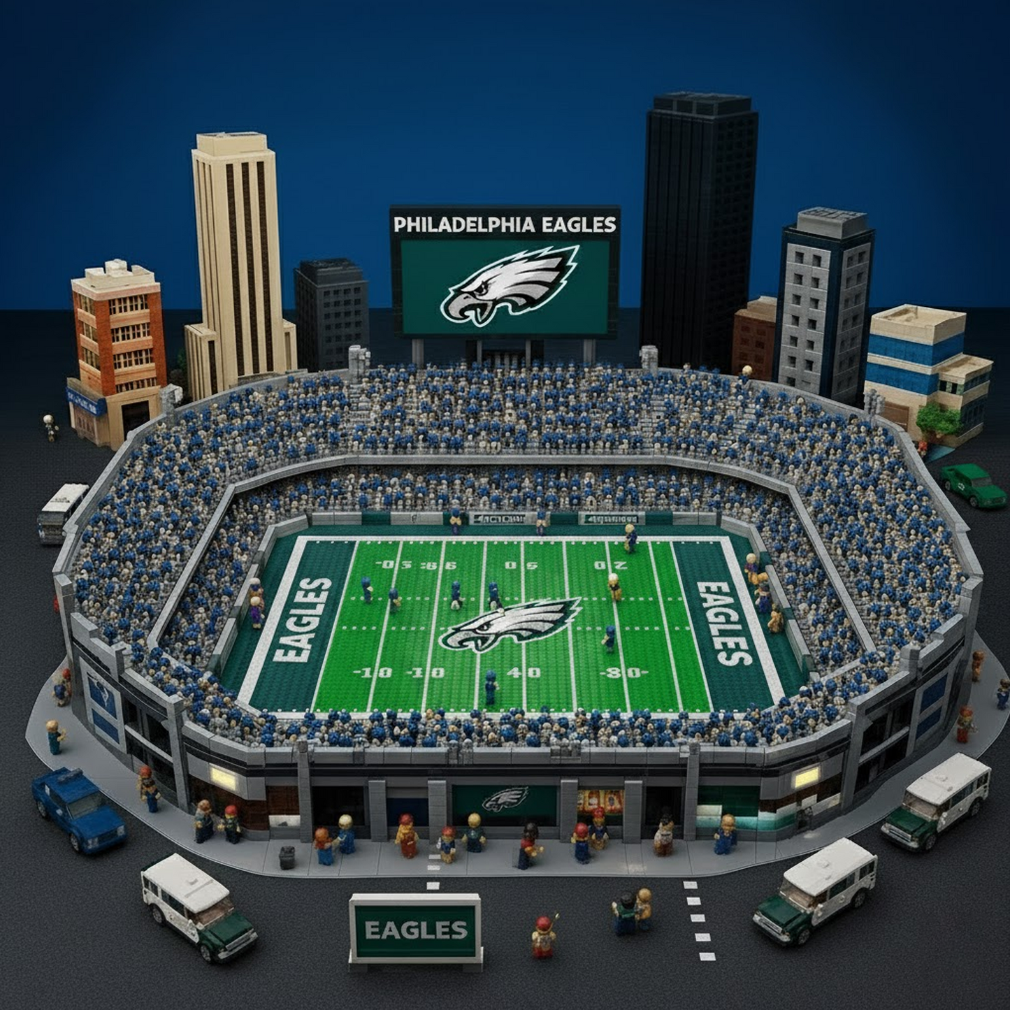 LEGO PHI x NFL Display Stadium DatND DVT