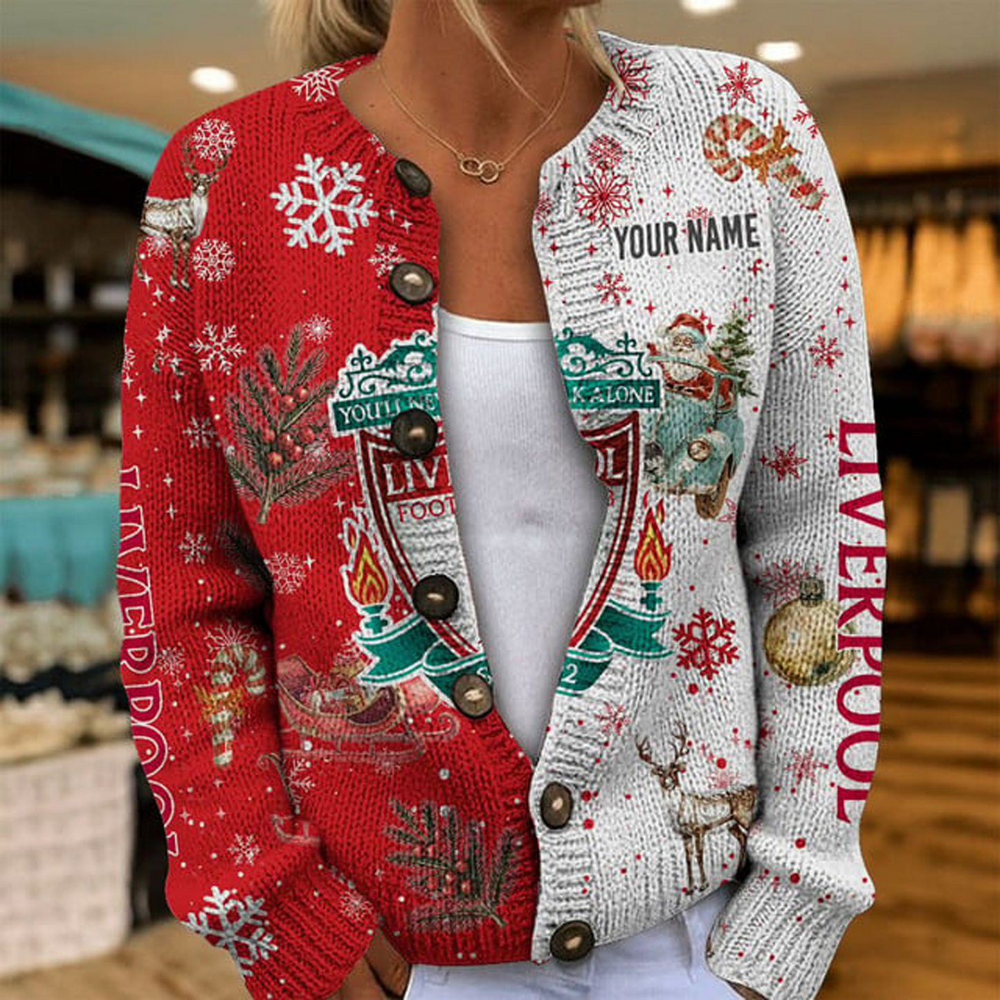LIV x EPL Christmas Cardigan For Women DatND THUONGNH