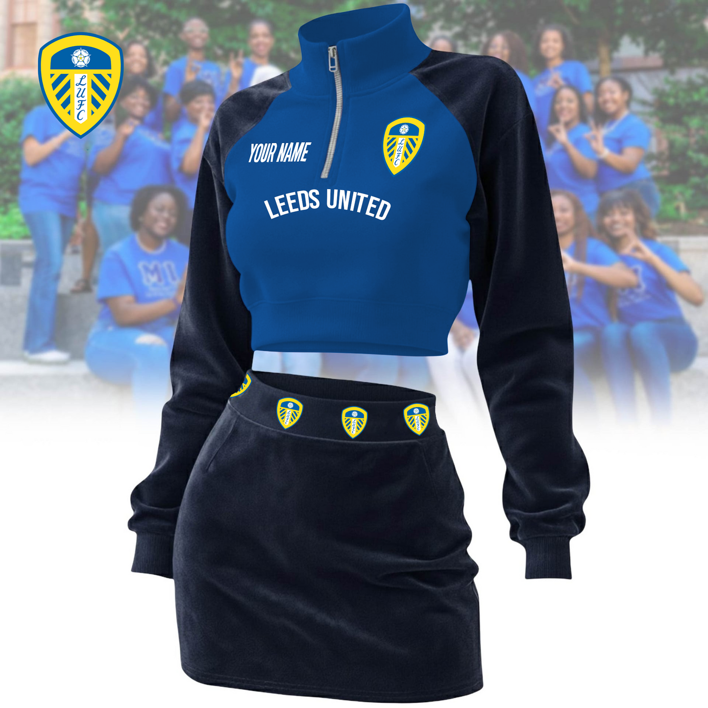 LU x EPL Premium Long Zip Polo Shirt DDT CTND