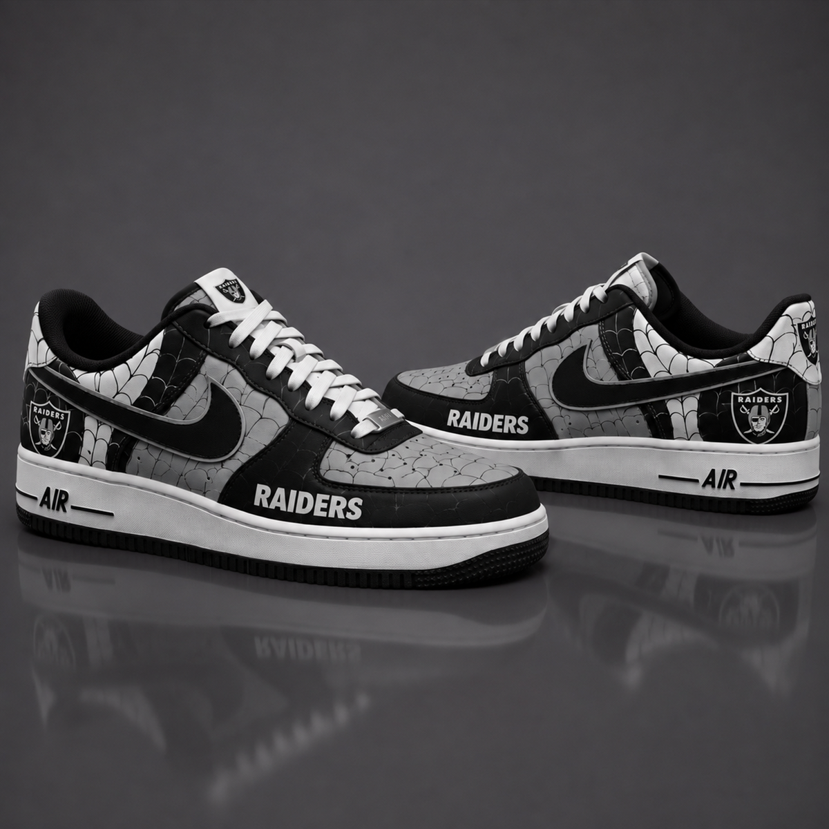 LVR NFL x Spider Premium AF1 Sneakers Limited Edition Gift for Football Fans