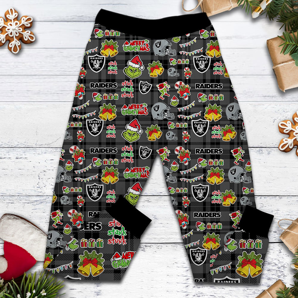 LVR Premium NFL They Ain't Us Grinch Pajamas Set DDT CTND