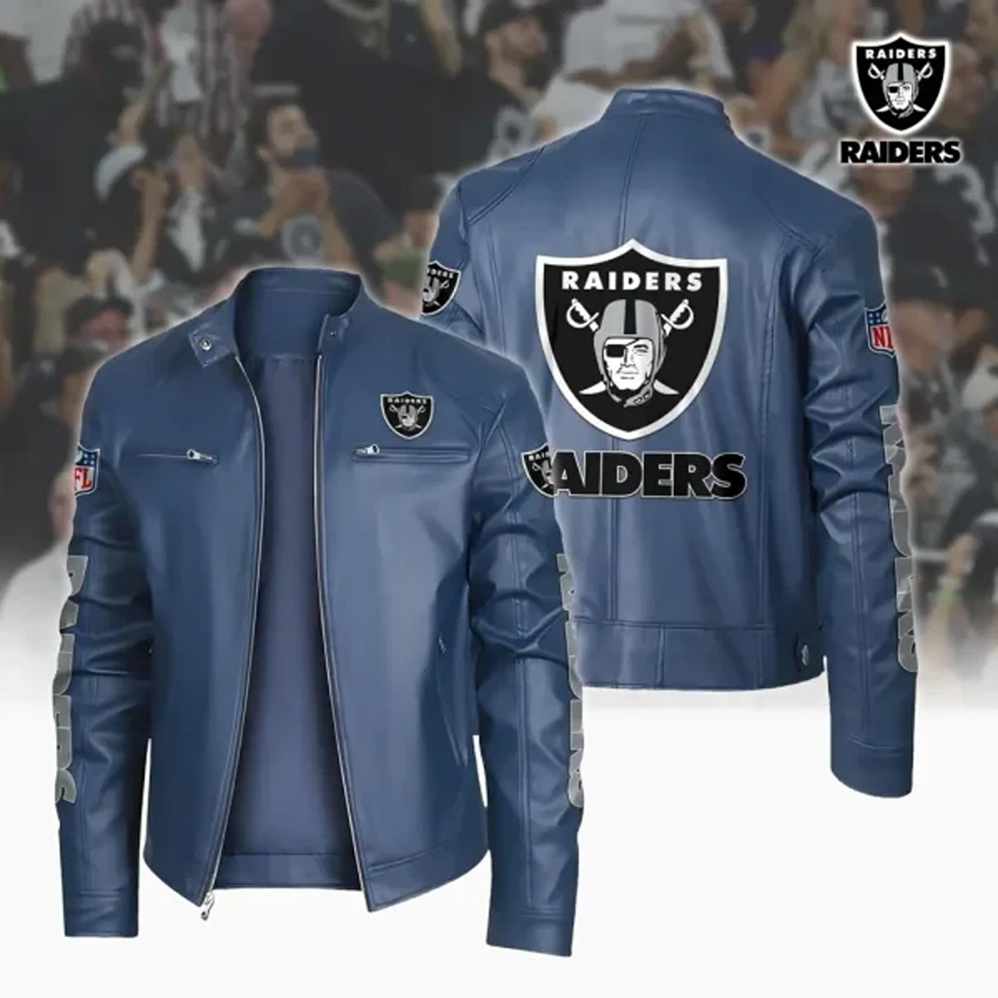 LVR x NFL Sport Leather Jacket DATND TANTD