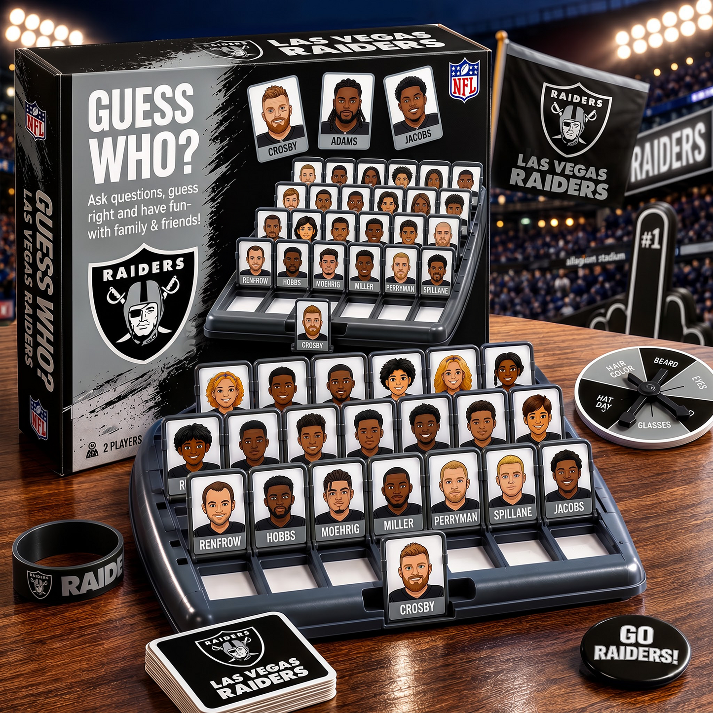 LVR_NFL ELITE FAN GUESS WHO BOARD GAME – COLLECTOR EDITION