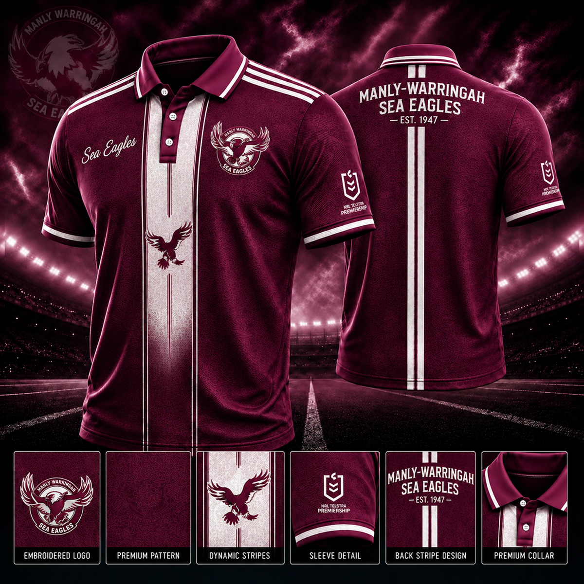 MAN x NRL Polo Shirt Limited Edition