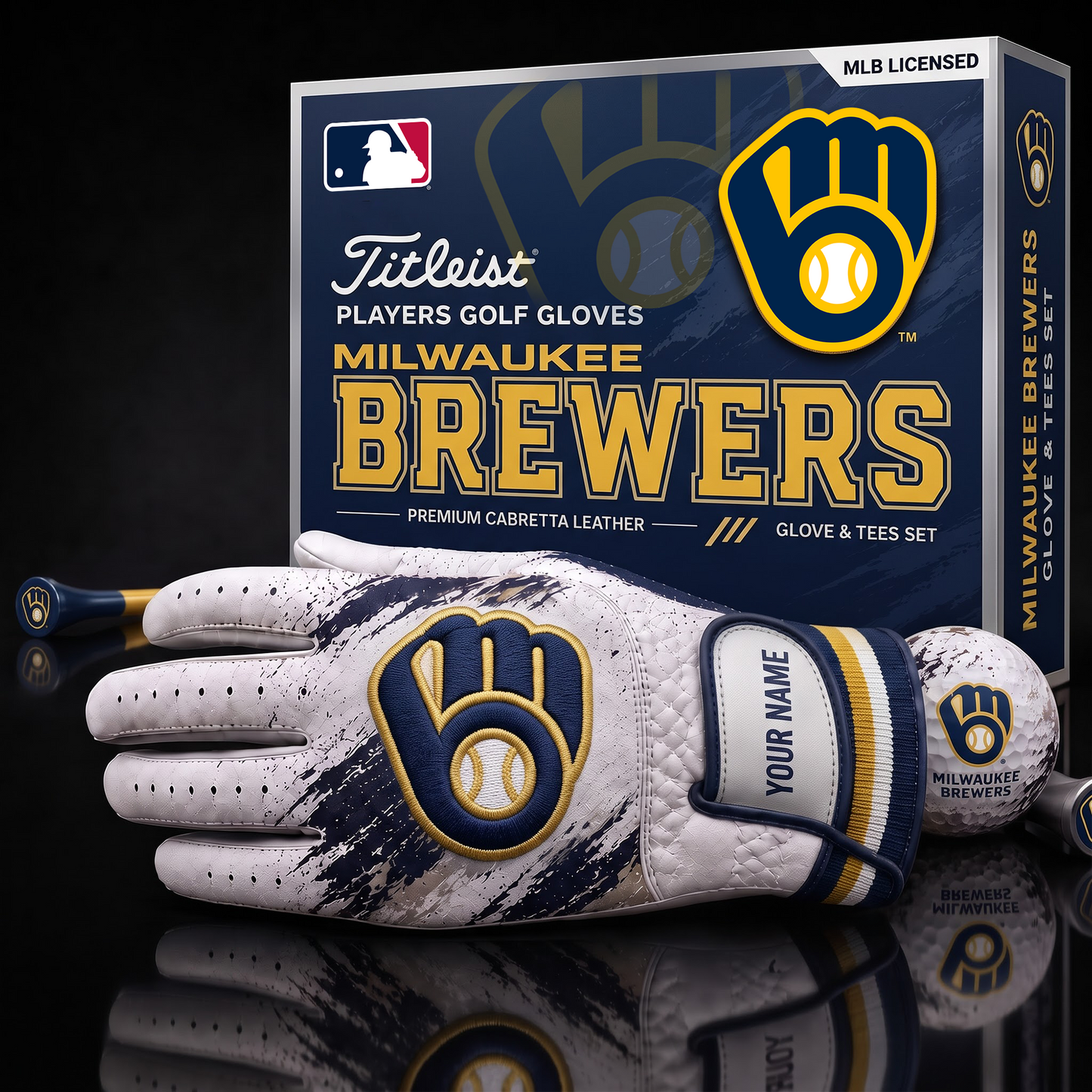 MB_MLB LUXURY PERSONALIZED GOLF GLOVE SET LIMITED EDTION
