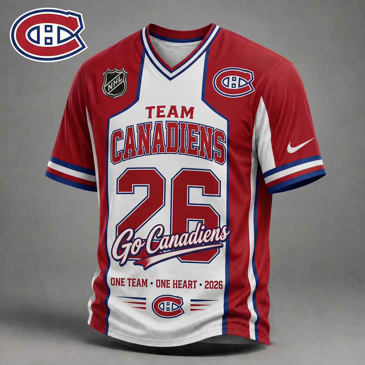 MC Premium NHL Team Pride V-Neck Jersey DDT 010626 HLPHUONG