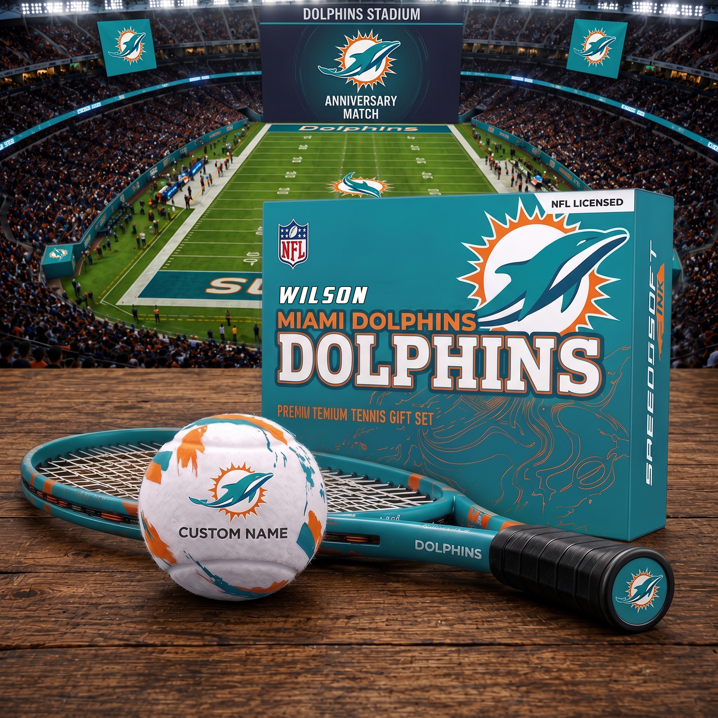MD_PREMIUM NFL EXCLUSIVE PERSONALIZED TENNIS BALL SET LIMITED EDTION
