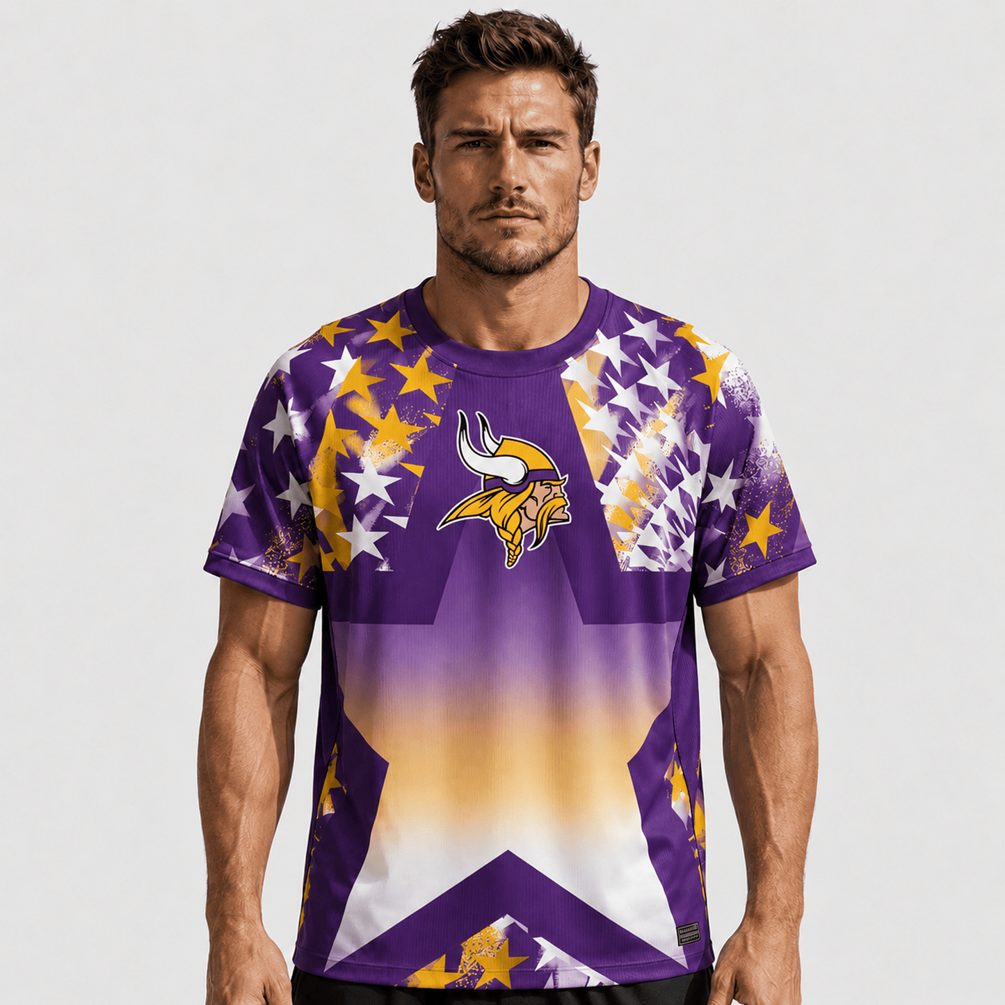 MIN X Premium NFL Premium Patriotic Football Star