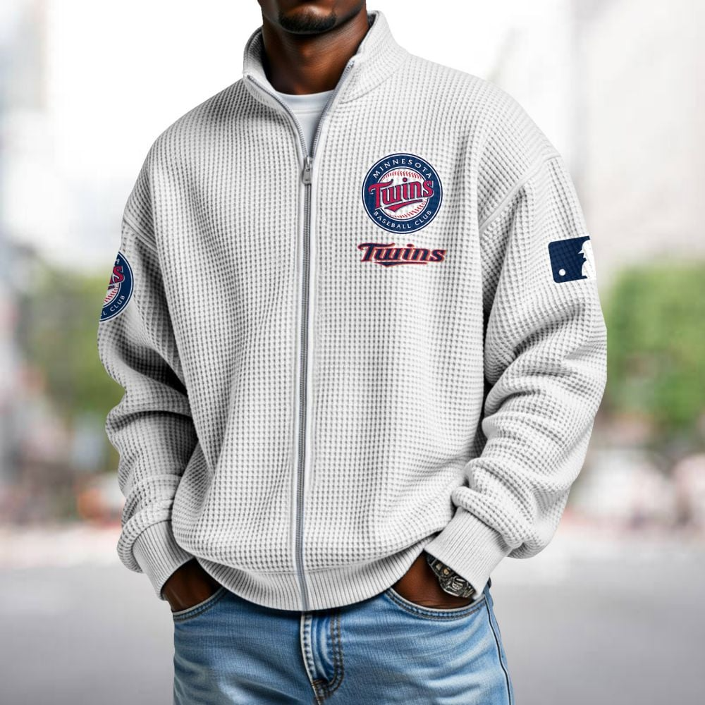 MIN x MLB Waffle Zip-Up Sweatshirt DatND DVT