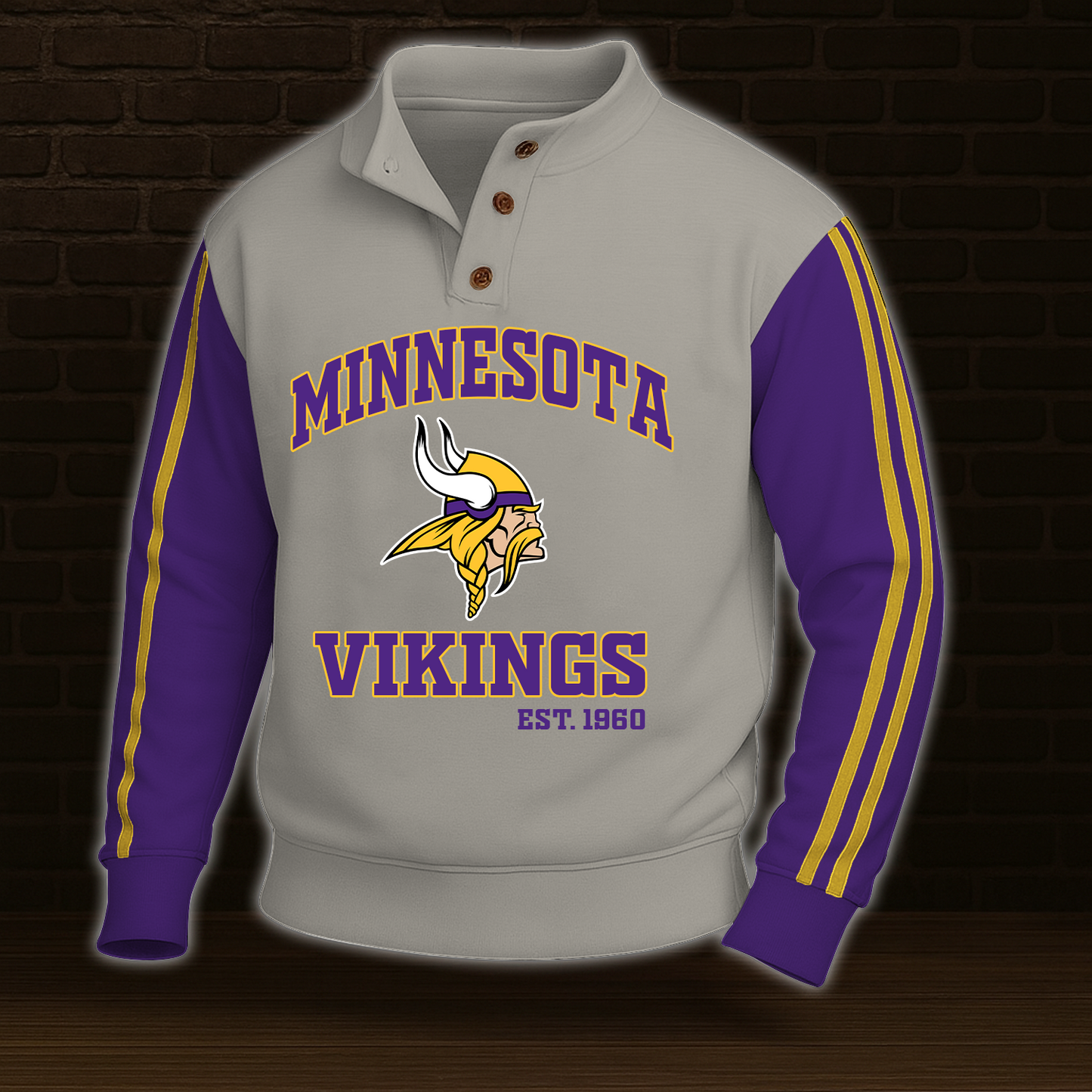 MIN x NFL Stand Collar Sweatshirt DATND TANTD 031025