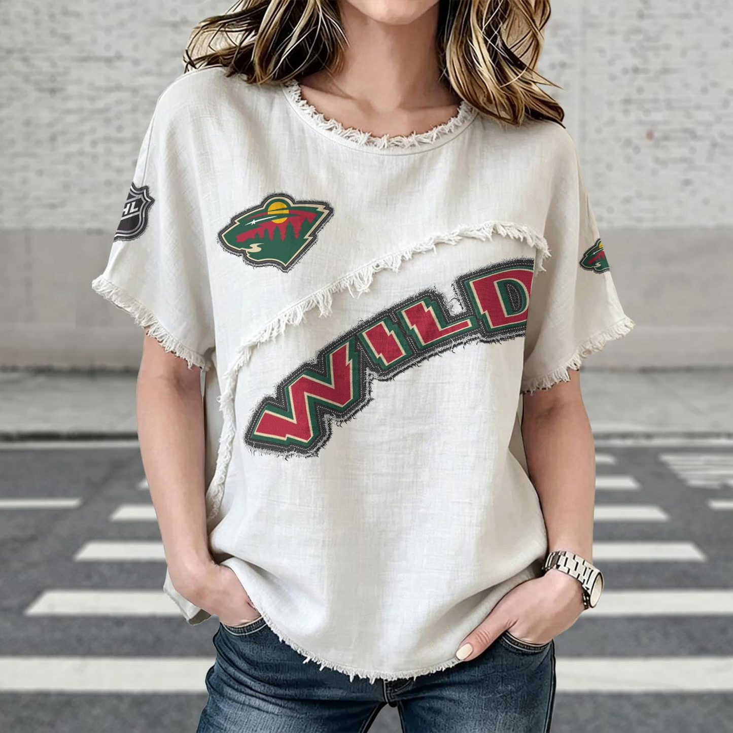MIN x NHL Womenƒ??s Vintage O-Neck 2905 DatND DVT