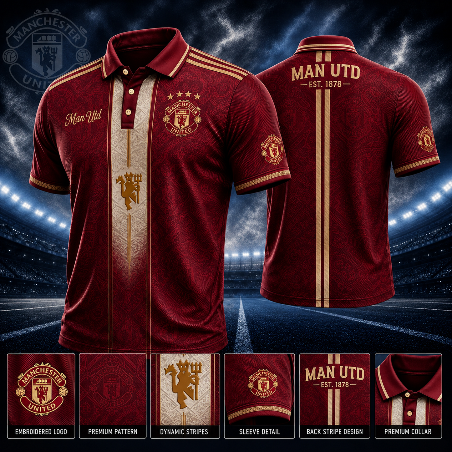 MU x EPL Polo Shirt Limited Edition