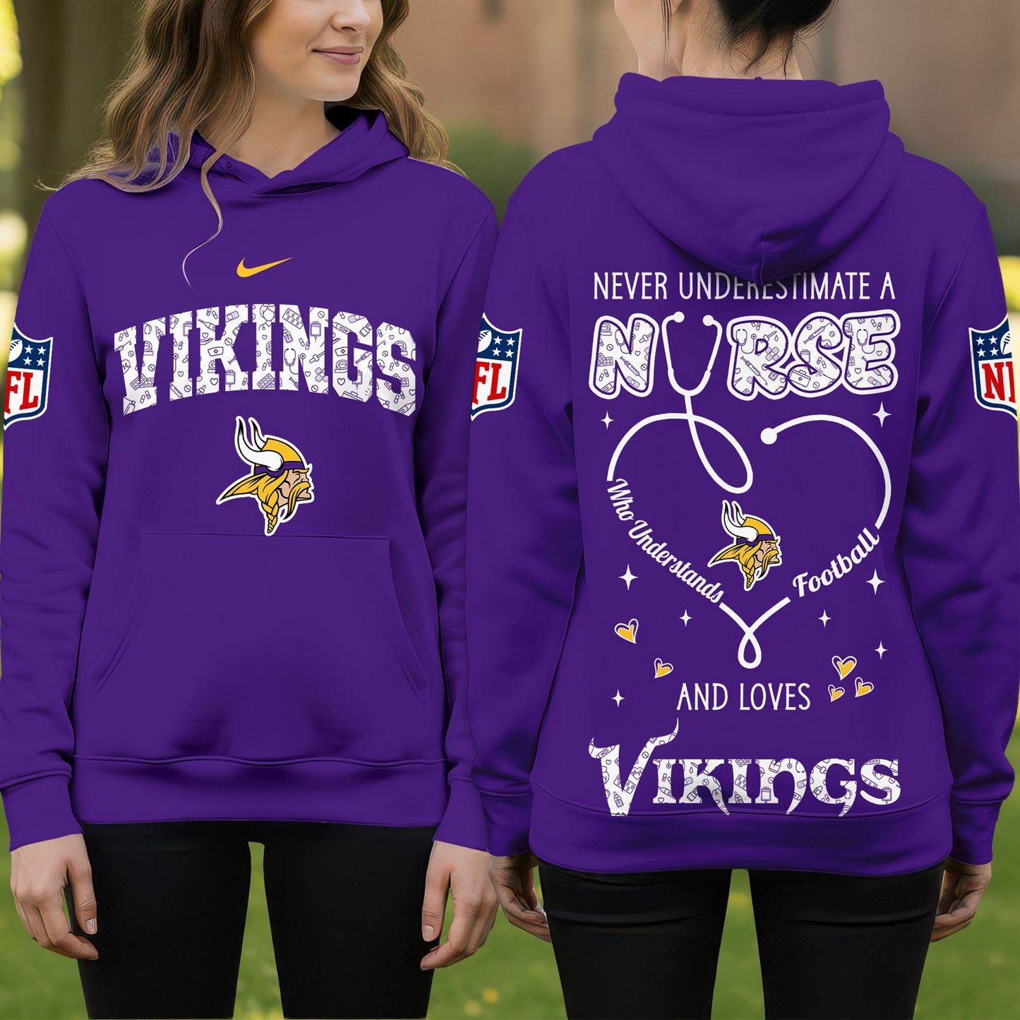 MV Premium NFL Nurse Pride Hoodie DDT 101125 HLPHUONG