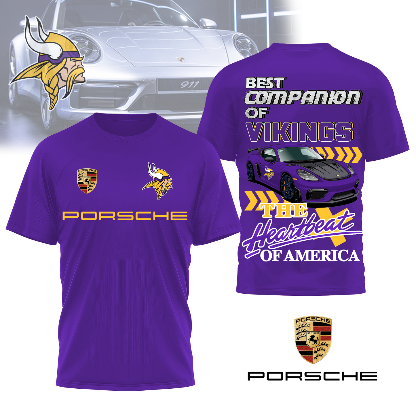 MV Premium NFL Pors 3D Shirt DDT CTND