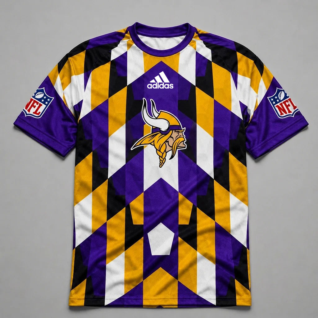 MV x NFL Premium Geometric Fan Performance T-Shirt