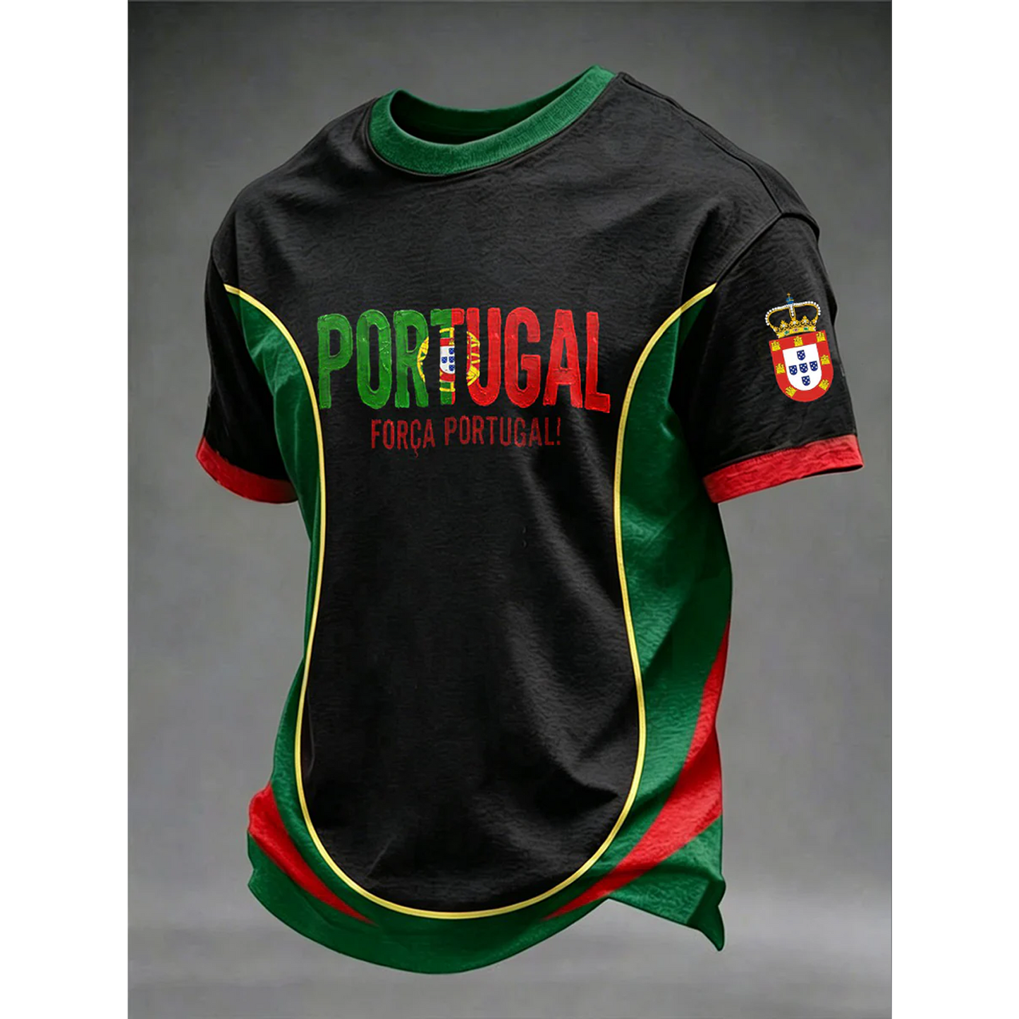 Men's Portugal Football 3D Shirt V32 DATND TANTD 050626