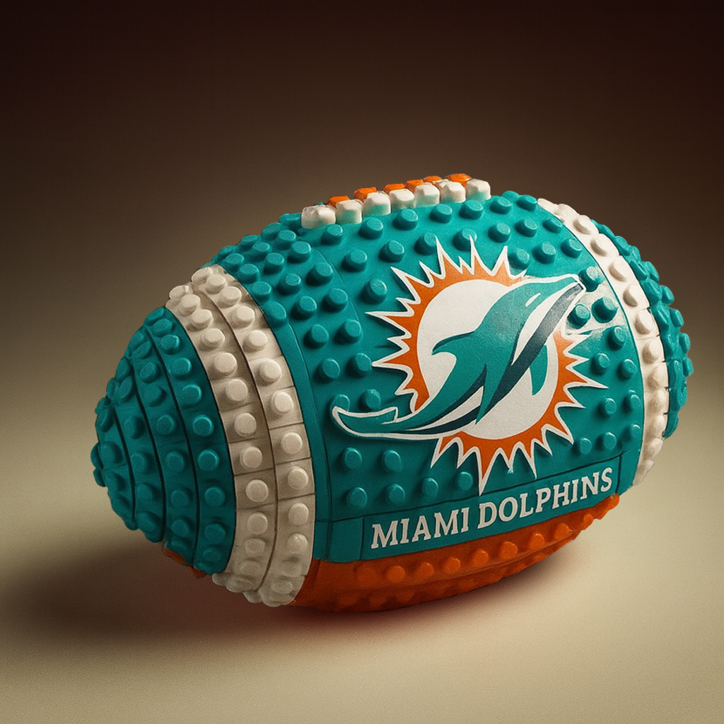 NFL Team Building Block Football Set DDT CTND