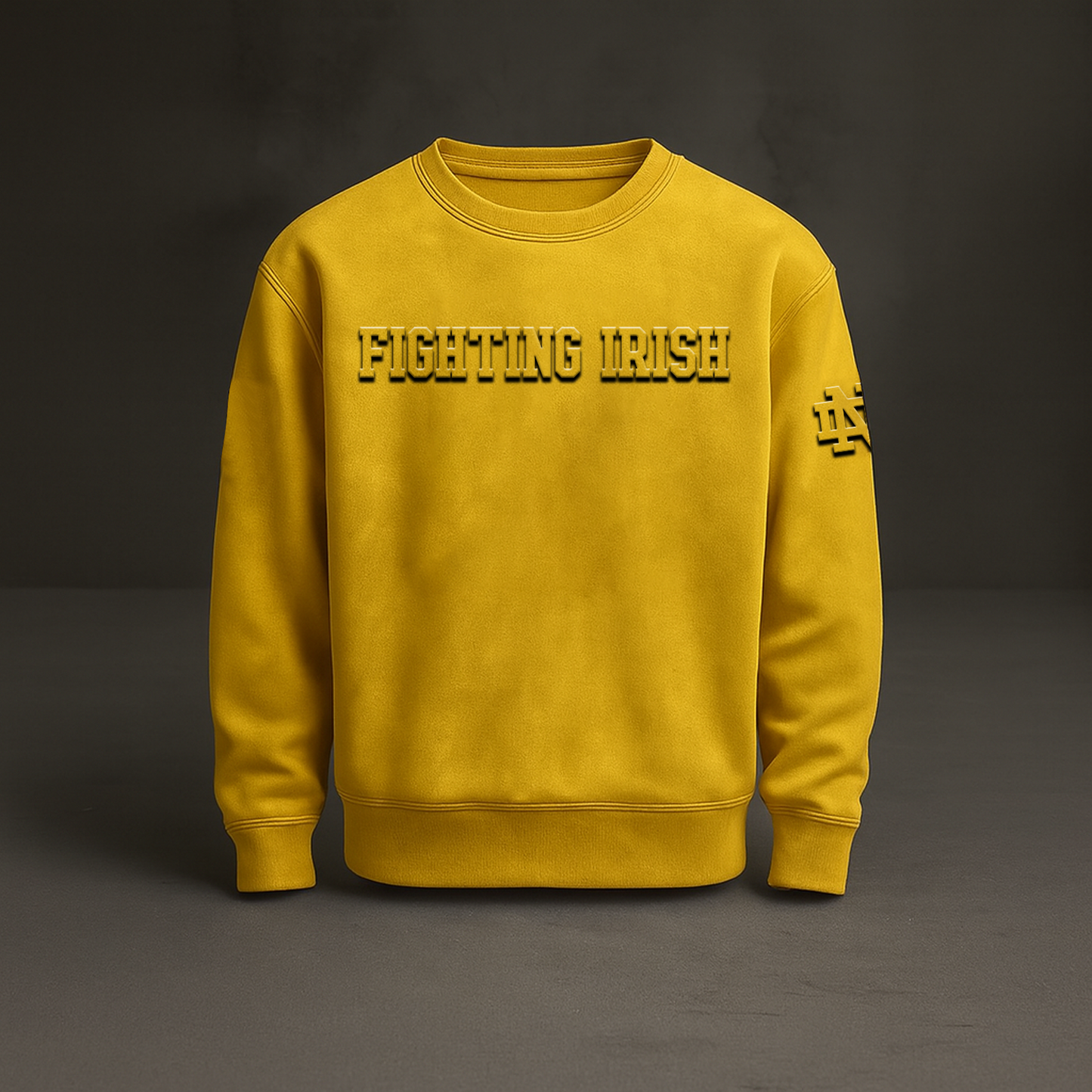 ND x NCAA Embossed Sweat Shirt DATND TANTD