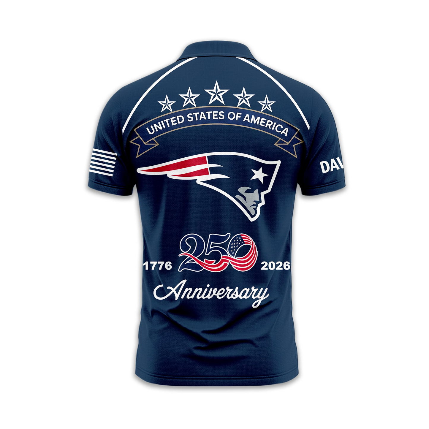 NEP Premium NFL American Semiquincentennial Polo Shirt 010726