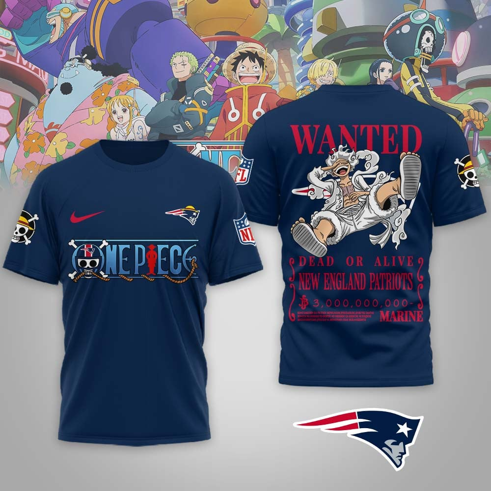 NEP Premium NFL Wanted Monkey D Luffy 3D Shirt DDT NTL