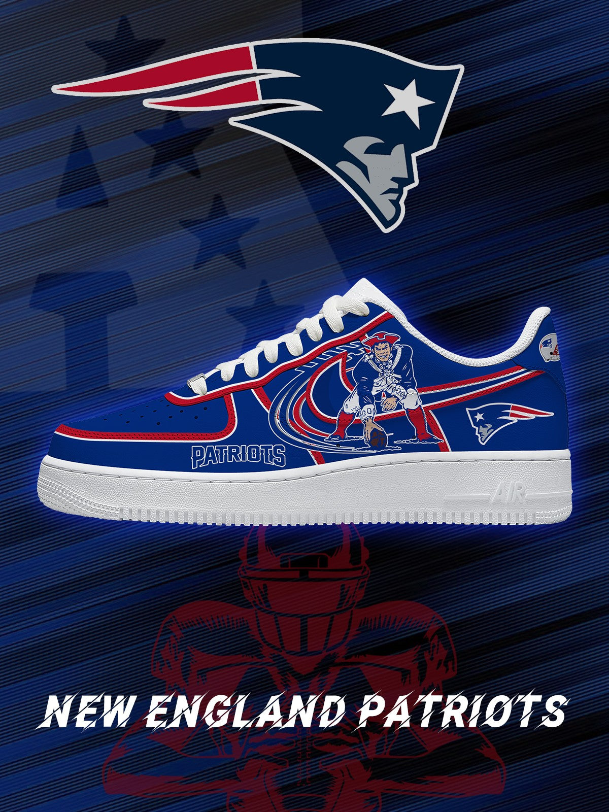 NEP x NFL Luxury AF1 Sneakers 200626