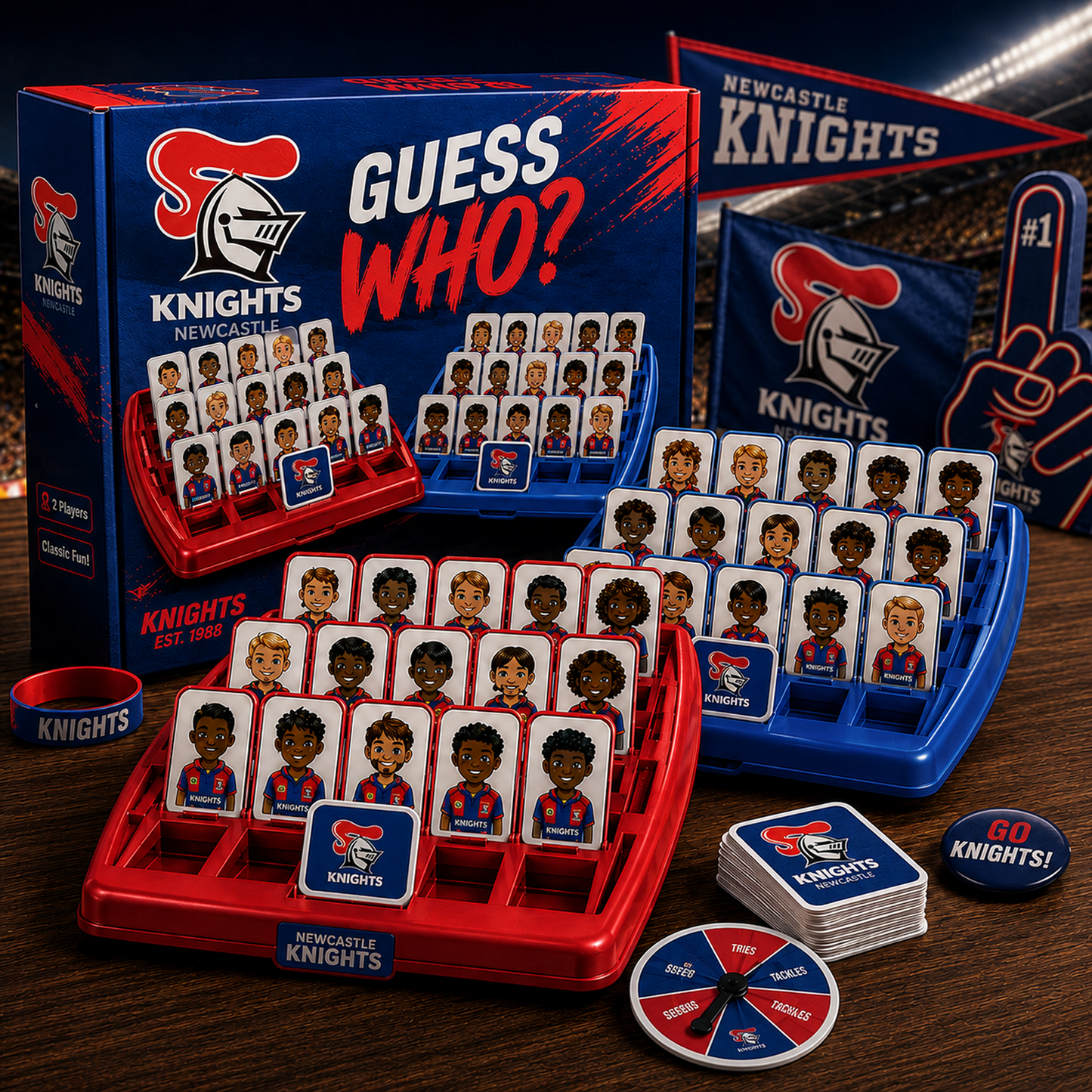 NEW X NRL ELITE FAN GUESS WHO BOARD GAME COLLECTOR EDITION
