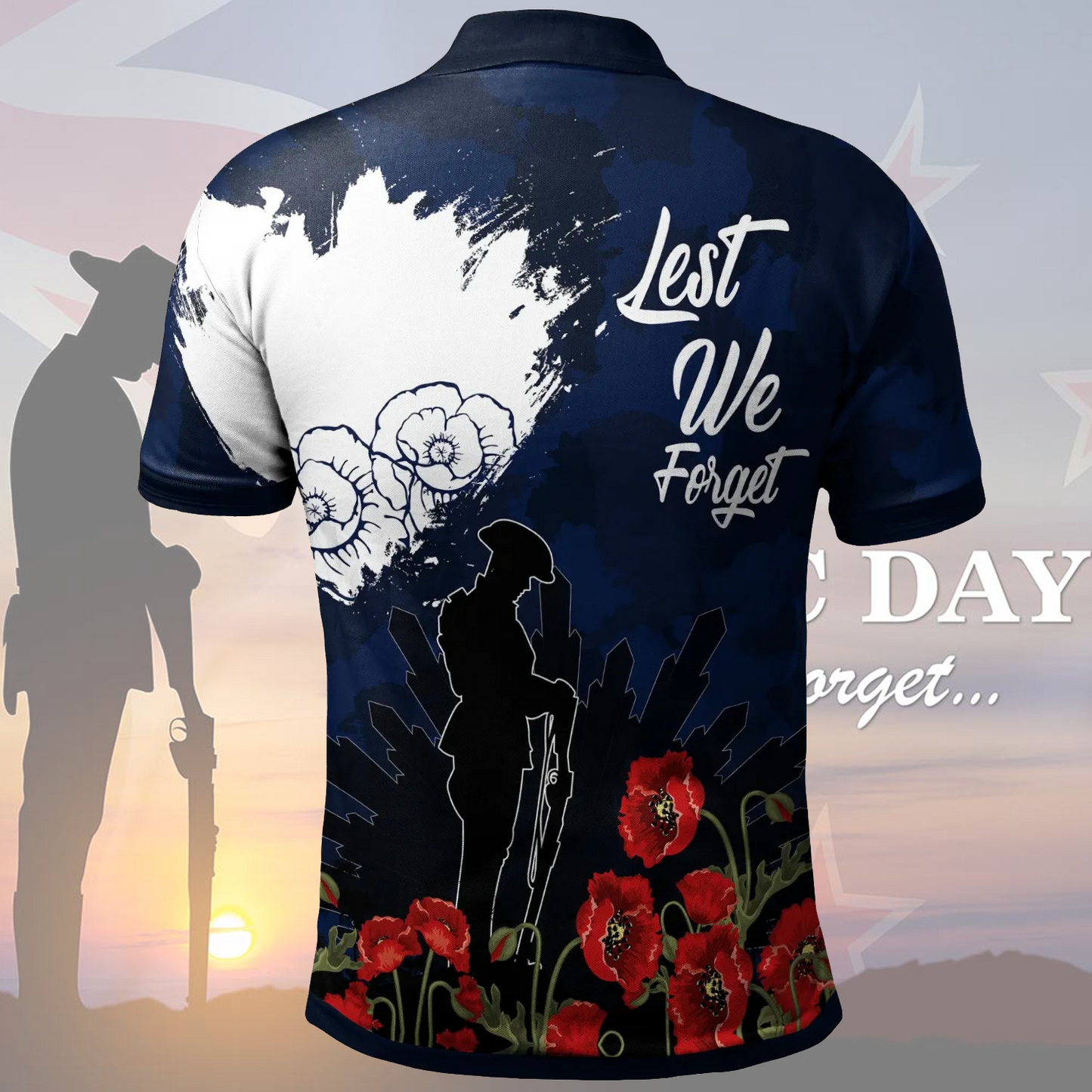NEW x Anzac Day Polo Shirt DATND TANTD