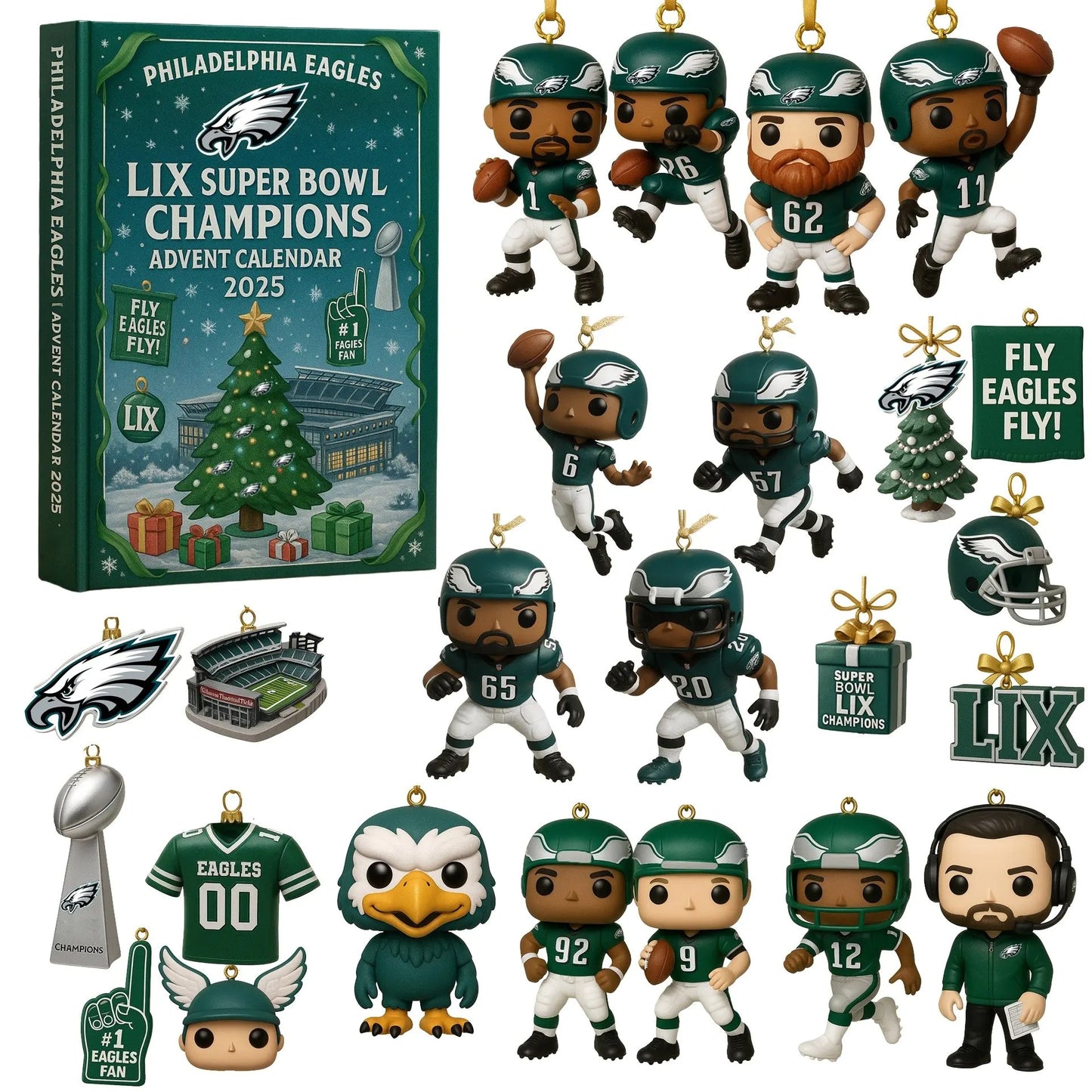 NFL x PHI 2025 Christmas Advent Calendar HLP