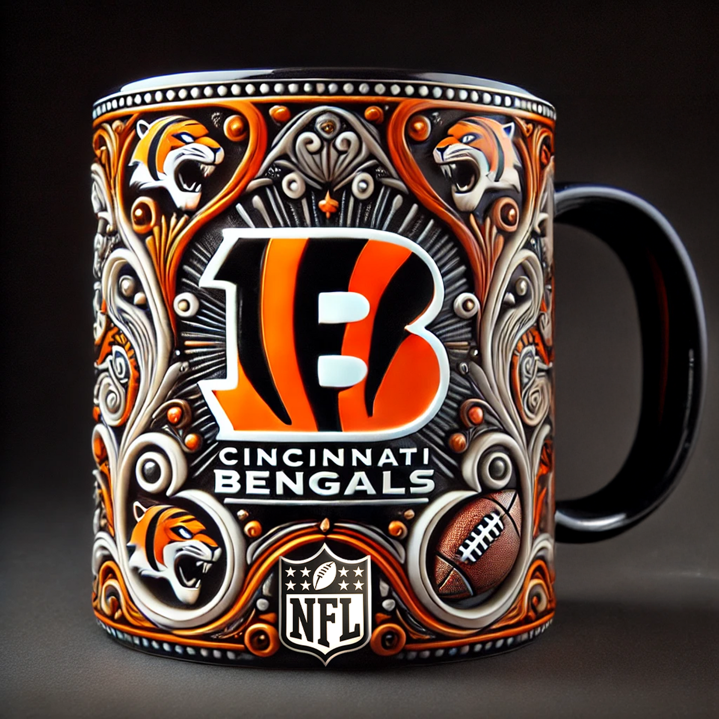 NFL x CIN Accent Mug, Inflated Whoville Mug NDT TDT 041025
