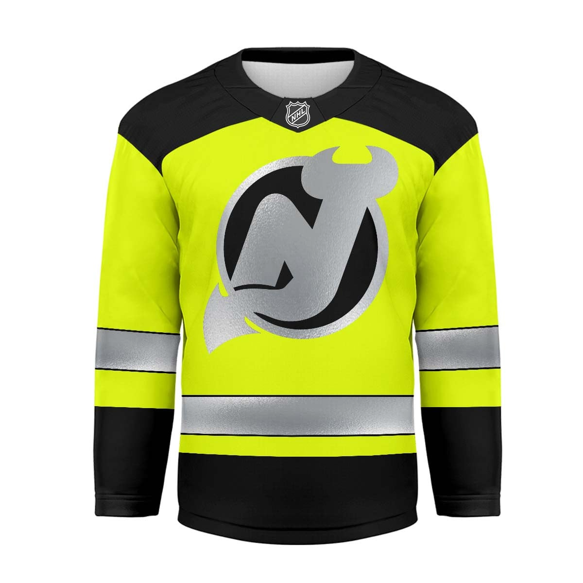 NJD Premium NHL Hi-Vis Safety Hockey Jersey DDT CTND