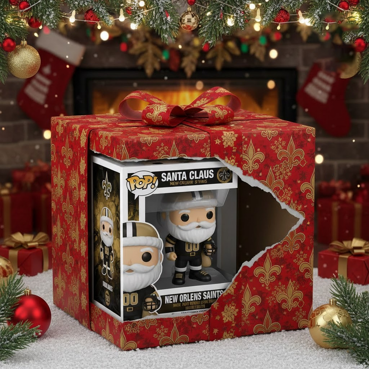 NO x NFL Figures Santa Claus DATND TANTD