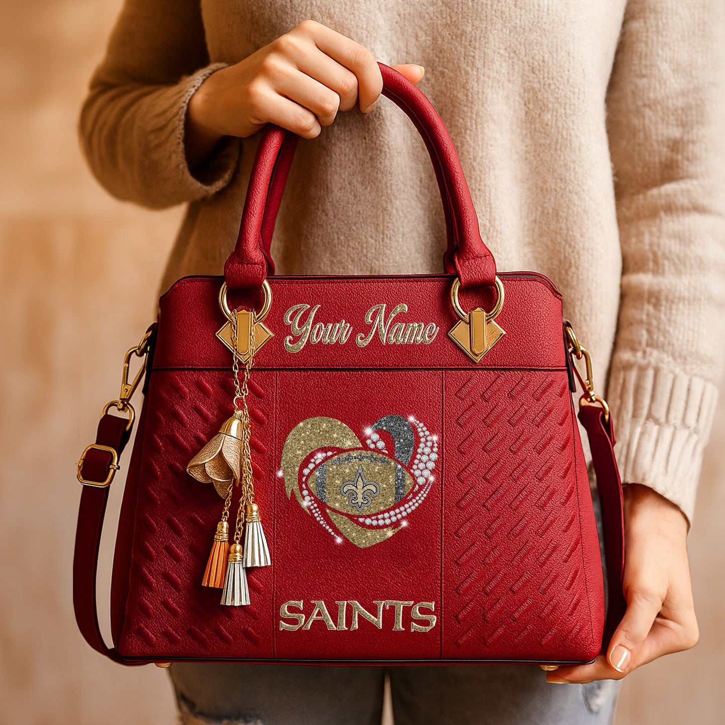 NO x NFL Zip Handbag 0811 DatND DVT