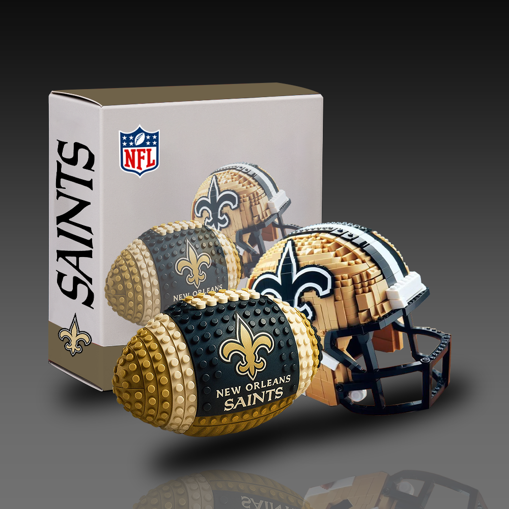NOS x NFL Team Ball & Helmets Building Block Football Set DDT CTND