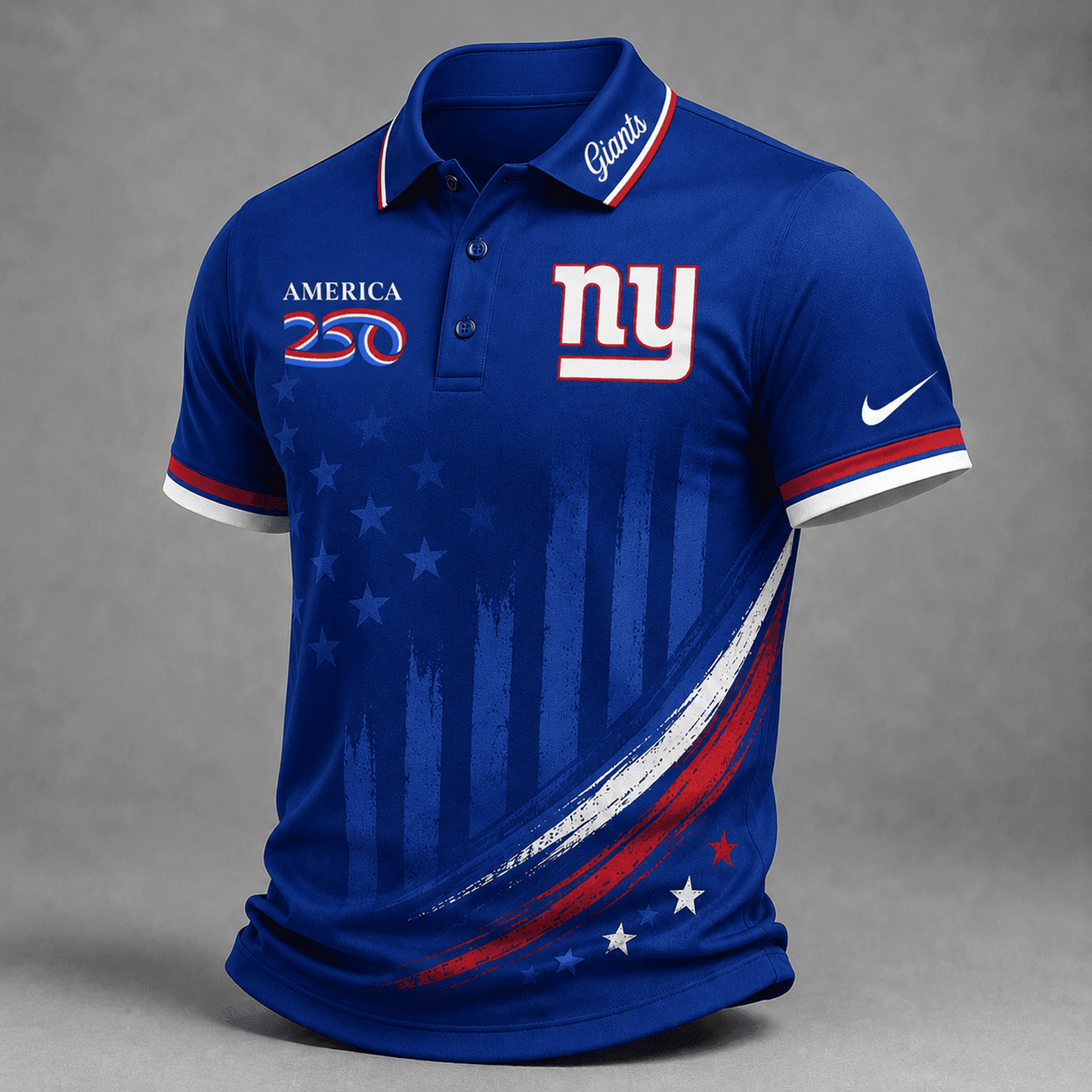 NYG Premium NFL America 250 Limited Edition Polo Shirt 2406