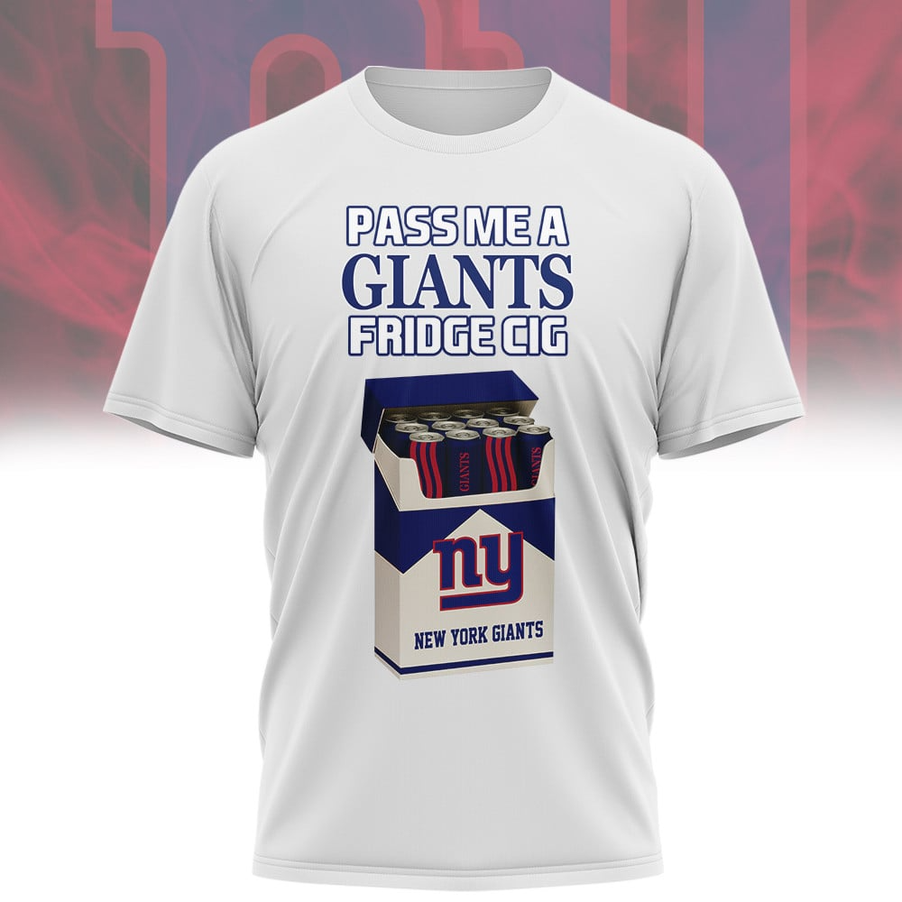 NYG x NFL Personalized Fridge Cig 3D Shirt DDT CTND