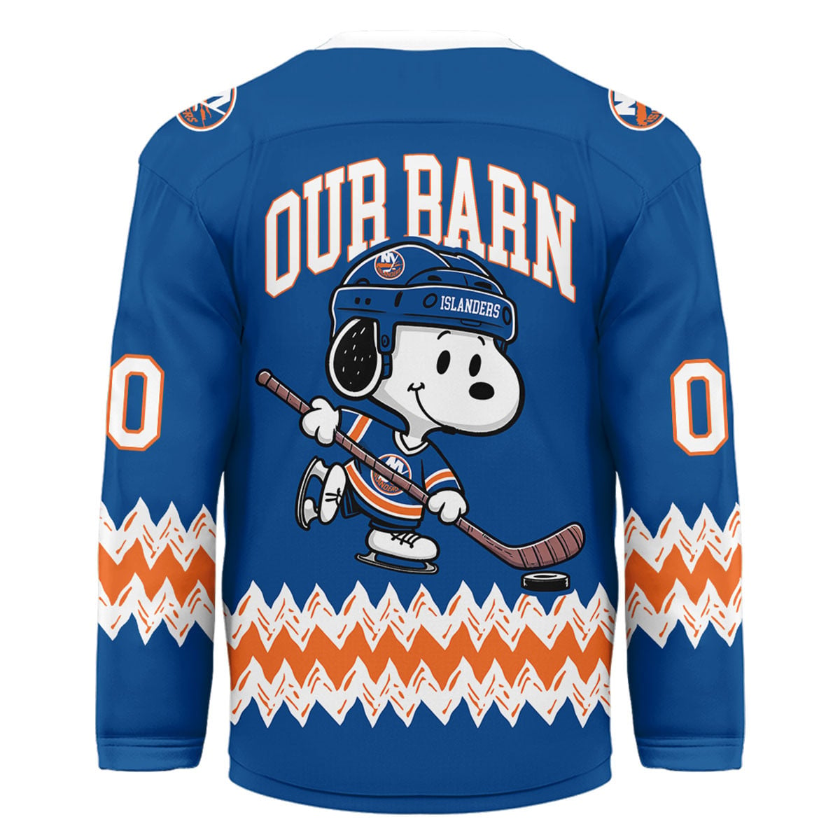 NYI Premium NHL Snoopy Personalized Hockey Jersey DDT CTND