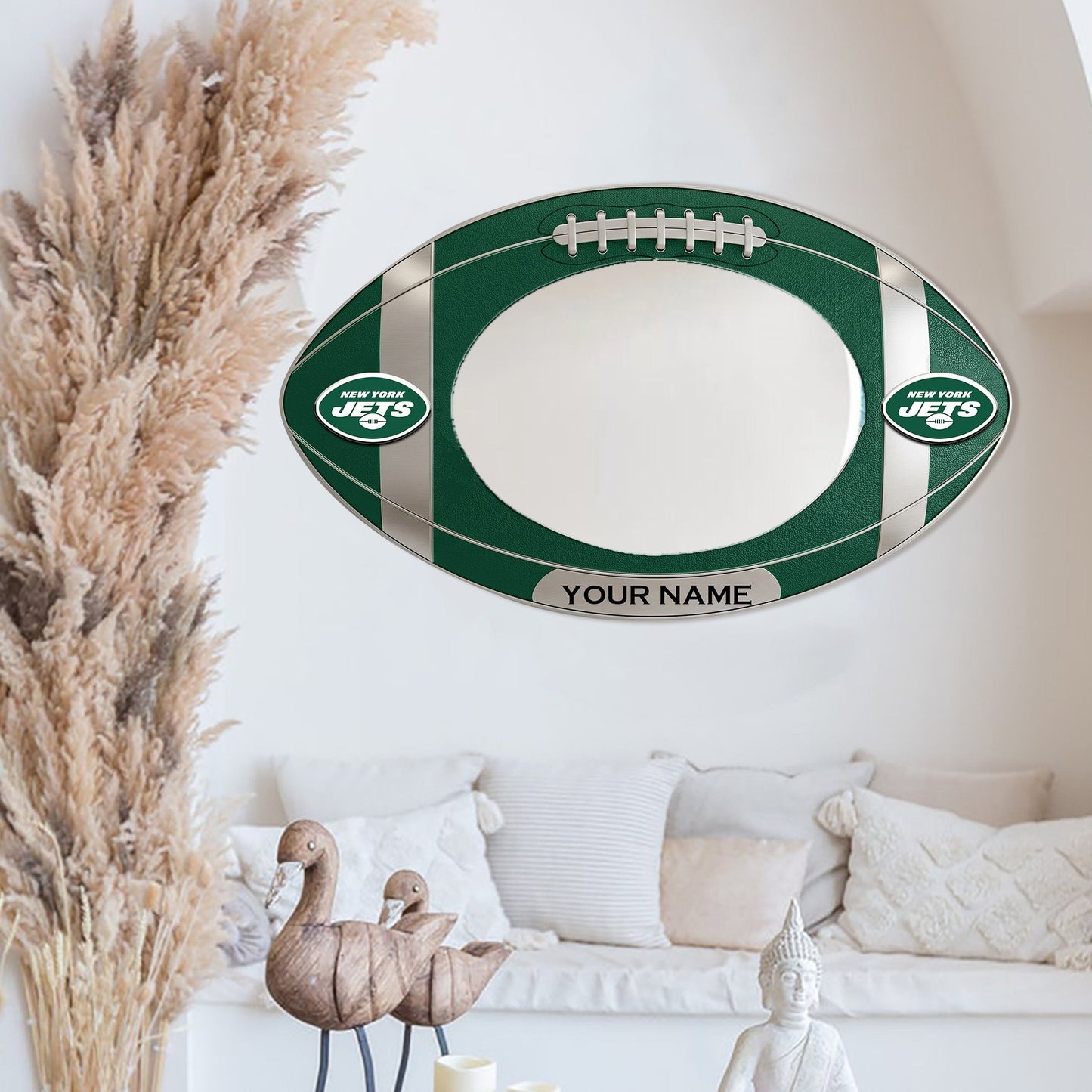 NYJ Custom NFL Wall Mirror Decor For Fan DDT CTND